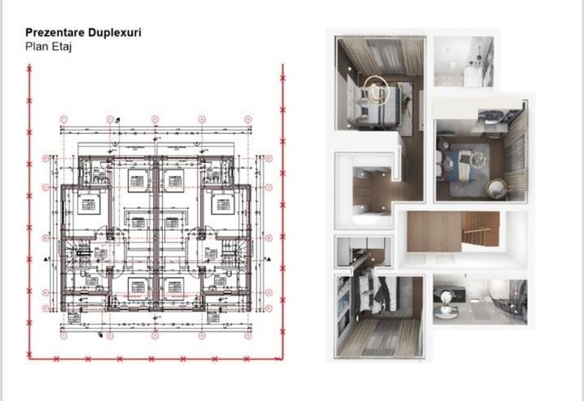 Duplex cu 8 camere cu Canalizare în Săcălaz
