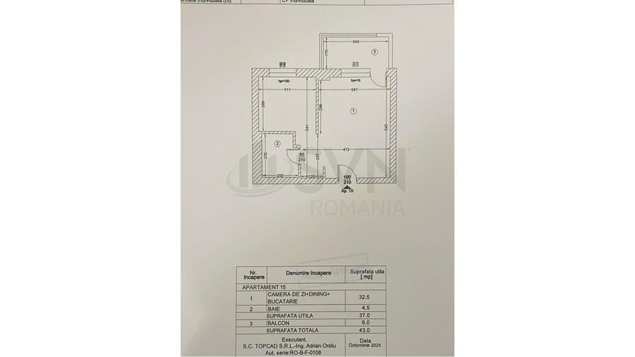 REA1029214 Apartament 2 camere semidecomandat tip Studio - Pipera - 12