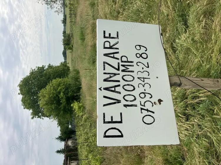 Teren de 1000 mp, în Sitaru