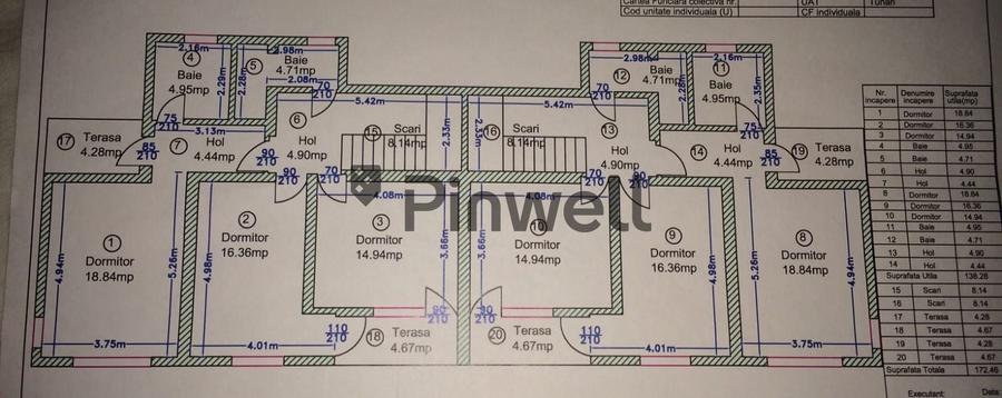 Duplex cu 4 camere cu Canalizare în Tunari