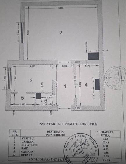Vand apartament cu o camera 36 mp utili Otopeni str Ghioceilor - 5