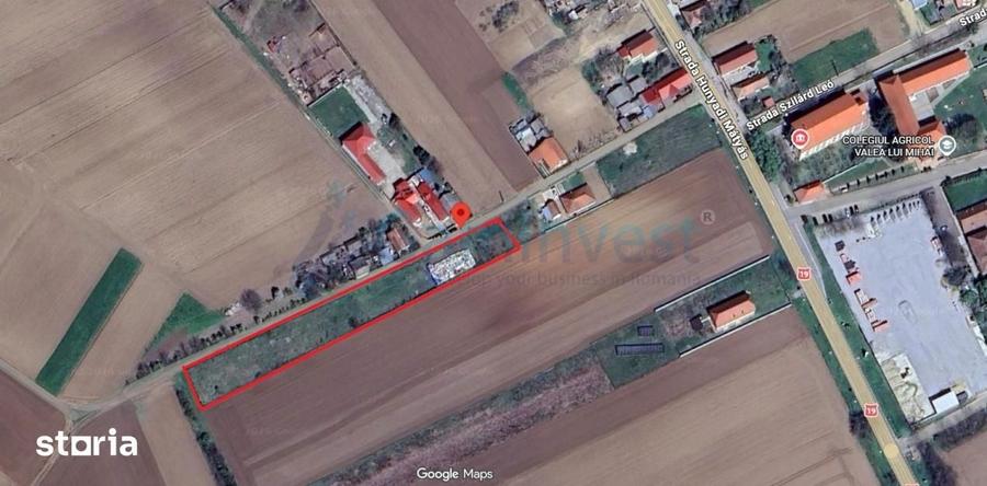 Teren de 3200 mp, în Central