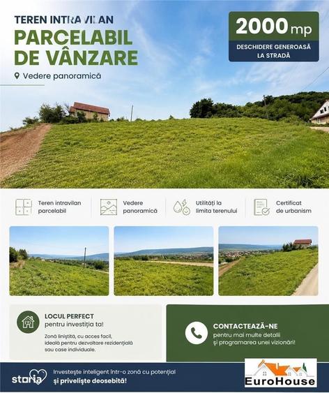 Teren Intravilan Parcelabil De Vanzare In Alba Iulia, Vedere Panoramic - 1