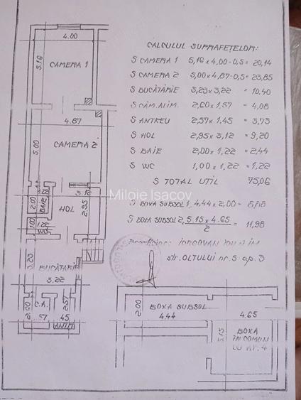 Vand Apartament central