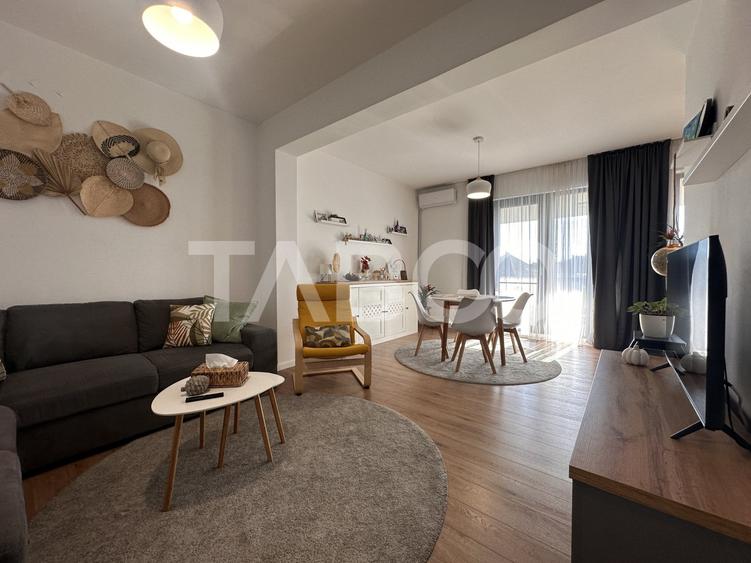 Apartament cu 2 camere decomandat, mobilat în Piața Cluj