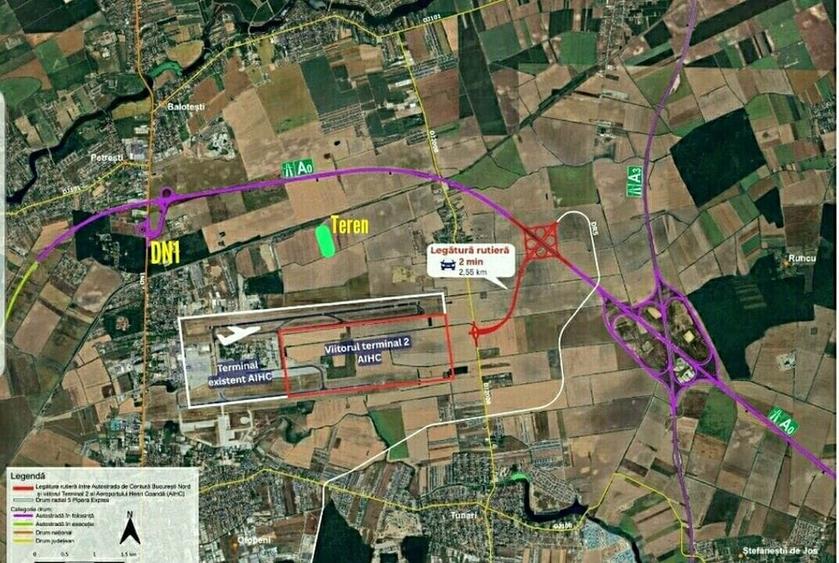 Teren intravilan de 24600 mp, în Exterior Nord