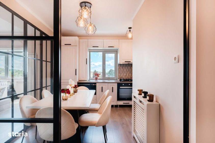 Apartament cu 2 camere decomandat, mobilat în Cioceanu