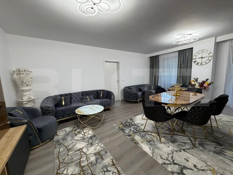 Apartament cu 3 camere semidecomandat, mobilat în Florești