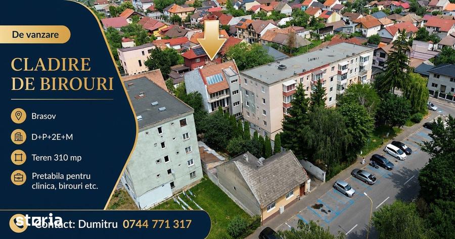 BRASOV, Cladire de birouri D+P+2E+M si teren 310 mp - 1