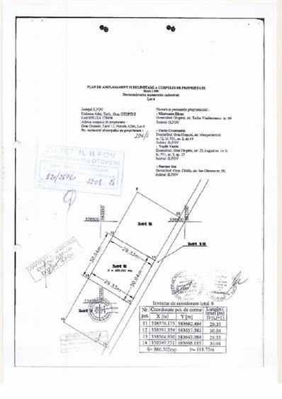 Teren Construcții intravilan de 999 mp, în Odăi