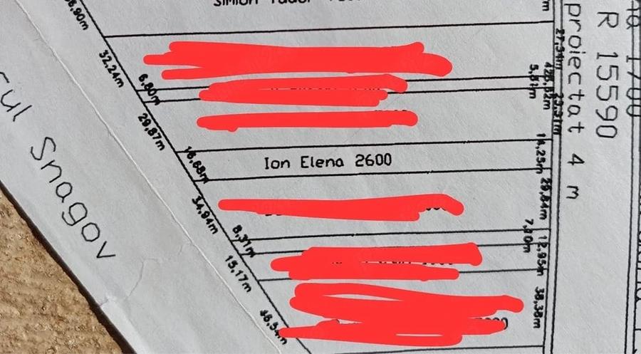 Teren de 2600 mp, în Snagov