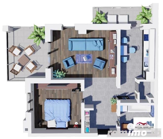 Apartament cu 2 camere în Tudor