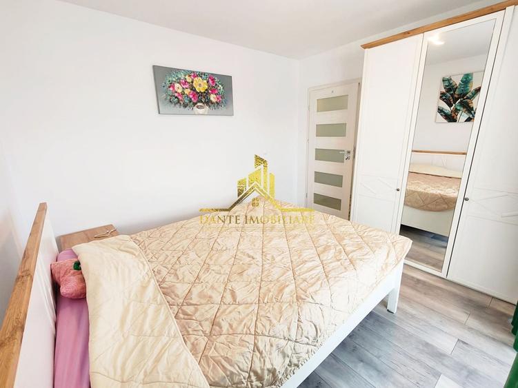 Apartament cu 2 camere semidecomandat, mobilat în Florești