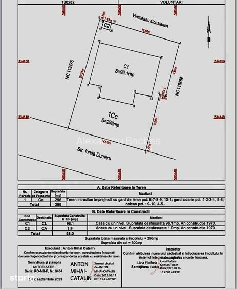 Teren 296 mp utili cu deschidere 14,5 m la strada in Pipera!