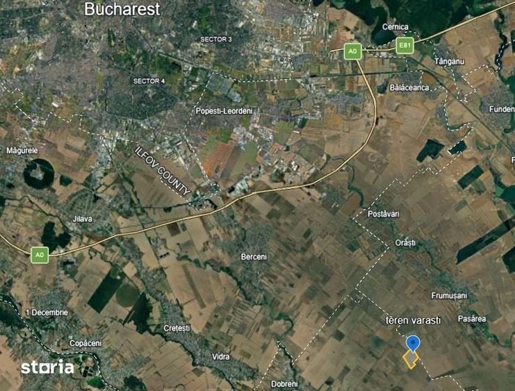 Teren de 300 mp, în Vărăști