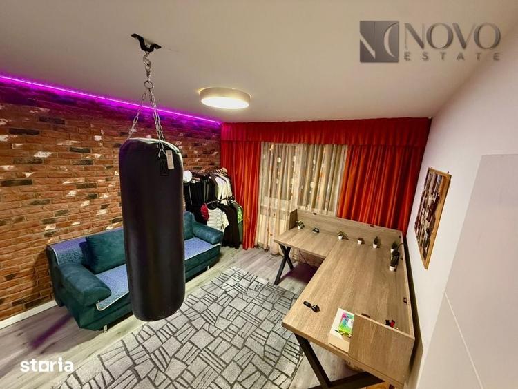 Apartament cu 2 camere semidecomandat, mobilat în Giurgiului