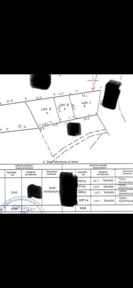 Teren Construcții extravilan de 2248 mp, în Exterior Nord