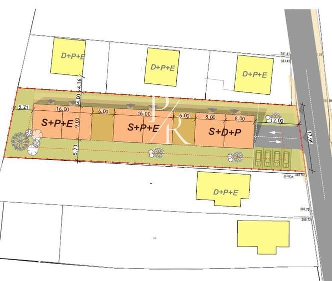 Teren intravilan, 1438 mp, front 18, autorizatie de constructie, zona - 4
