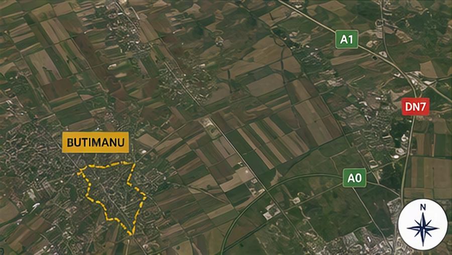 Teren de 735887 mp, în Bărbuceanu