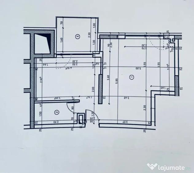 Apartament 2 CAM, SU 45.49 MP, BALCON 6.46 MP zona INTRE LAC - 4