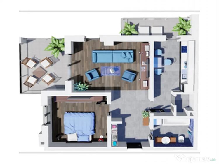 Apartament Nou Cu 2 Camere La Parter | 74,50 Mp | Targu Mur - Targu Mures (Mures) - 3