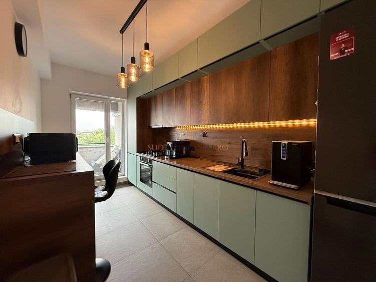 Apartament cu 2 camere decomandat, mobilat în Brâncoveanu
