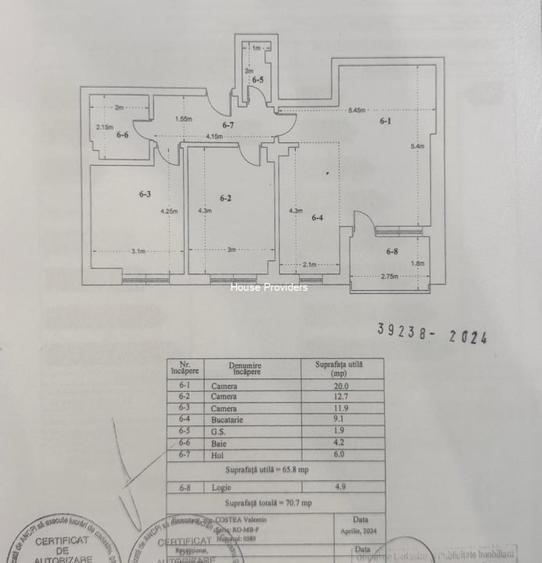 Apartament cu 3 camere, mobilat în Theodor Pallady
