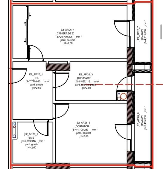 Apartament cu 2 camere decomandat în Tudor