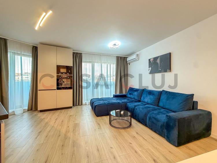 Apartament cu 2 camere semidecomandat, mobilat în Zorilor