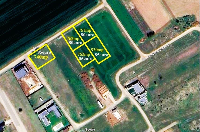Teren Construcții intravilan de 740 mp, în Izvorani