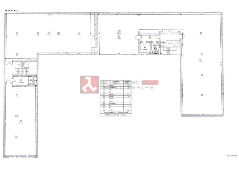 SPATIU COMERCIAL 1177 MP | 40 LOCURI DE PARCARE | CALEA BUCURESTI - 17