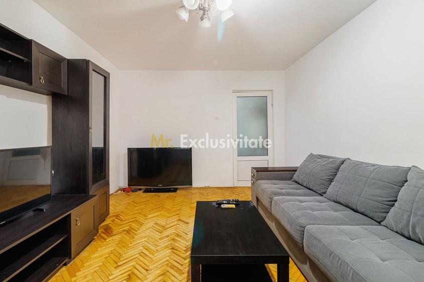 Apartament cu 2 camere semidecomandat, mobilat în Militari