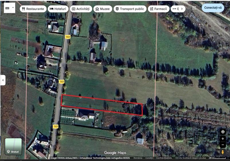 Teren Construcții intravilan de 3668 mp, în Crăcăoani