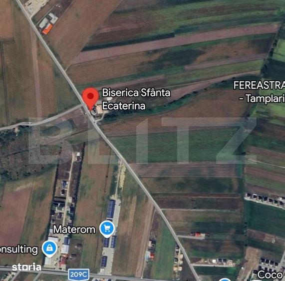 Teren de 8500 mp, în Șcheia