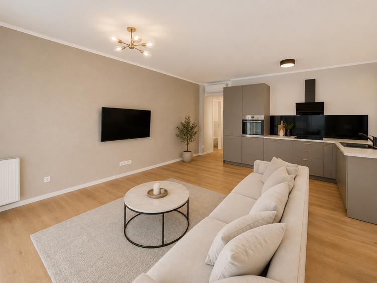 Apartament cu 2 camere semidecomandat în Aviației