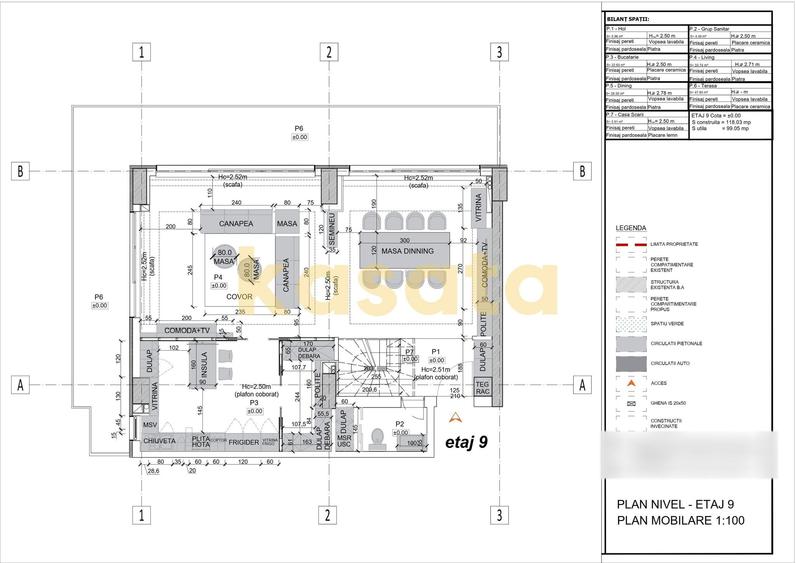 Apartament cu 4 camere în Aviației