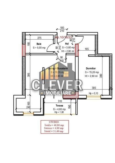 Apartament Tip Studio | 700m de Metrou | Comision 0% - 4