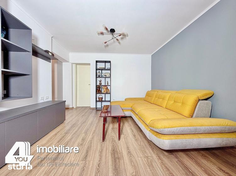 Apartament cu 2 camere semidecomandat în Central