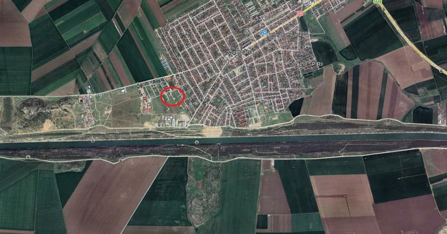 Teren Construcții intravilan de 500 mp, în Cumpăna