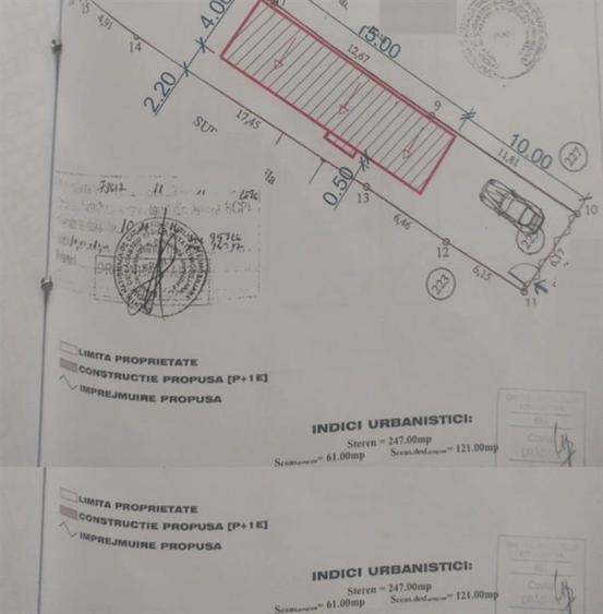 Teren intravilan de 247 mp, în Central
