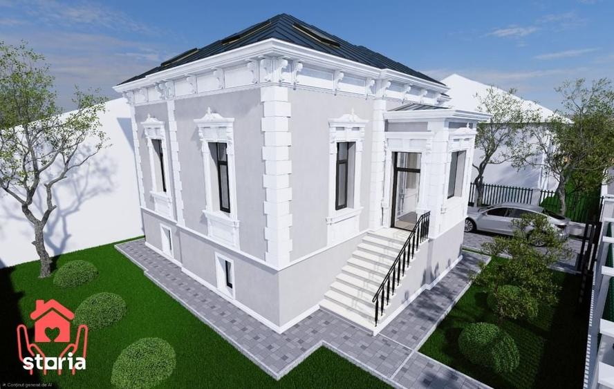 Casă cu 7 camere decomandat cu Teren 400 Mp în Central