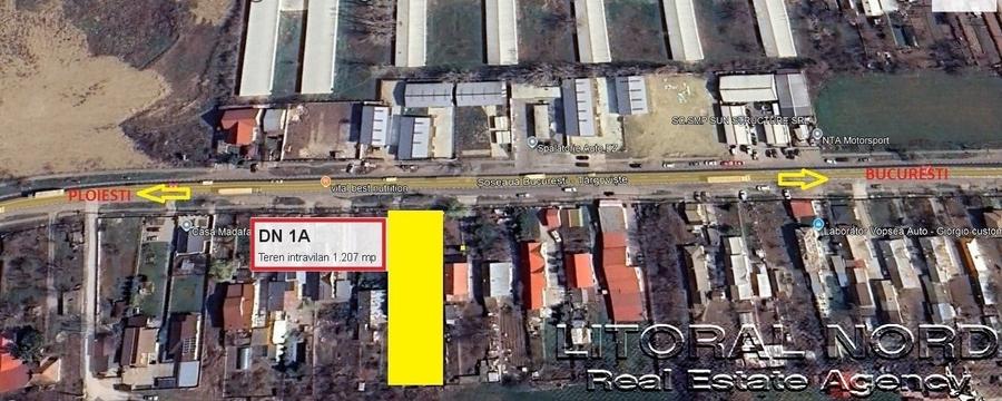Teren Construcții intravilan de 1207 mp, în Crevedia