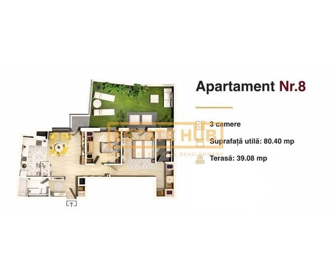 Apartament de 3 camere, imobil exclusivist, Central - 7