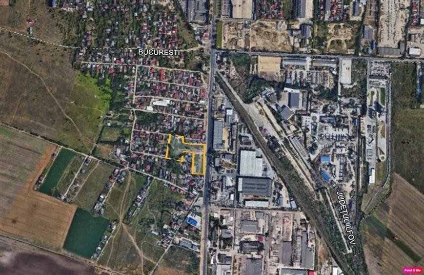 Teren Construcții intravilan de 16000 mp, în Jilava