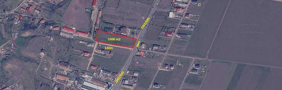 Teren de 5300 mp, în Poșta Câlnău