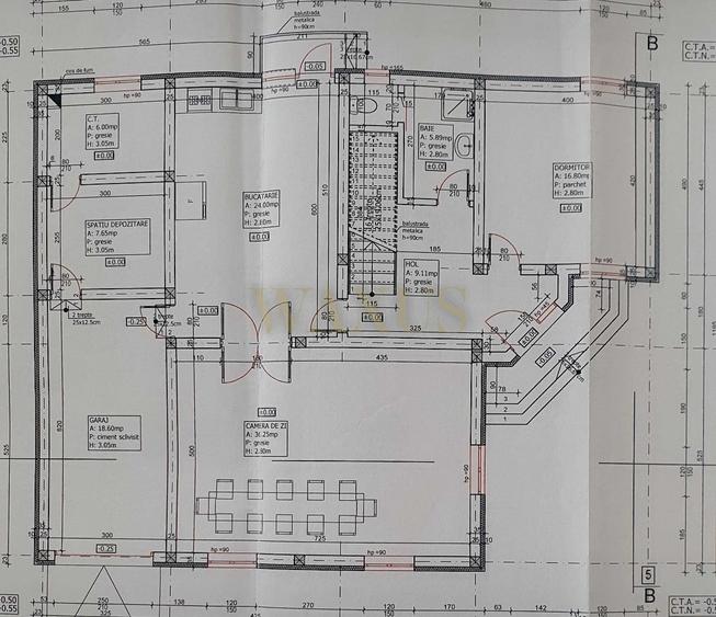 Casă individuală cu 5 camere cu Canalizare în Gilău