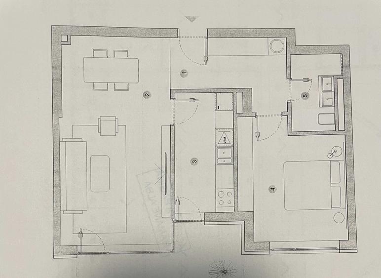 Apartament in Silk District | 2 camere decomandat | 56,5 mp + balcon 13,2 mp - 3