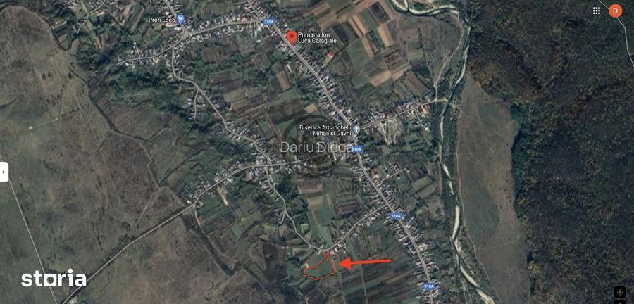Teren intravilan de vanzare | 11.000 mp | Ghirdoveni | Comision 0%