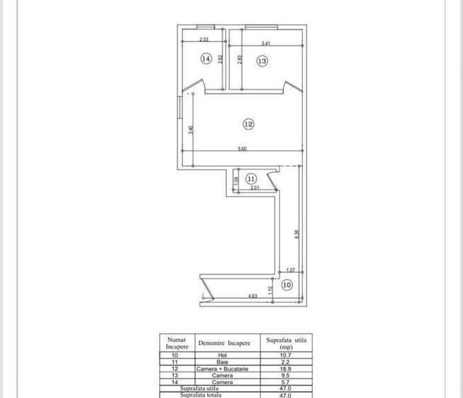 Apartament cu 2 camere în Central