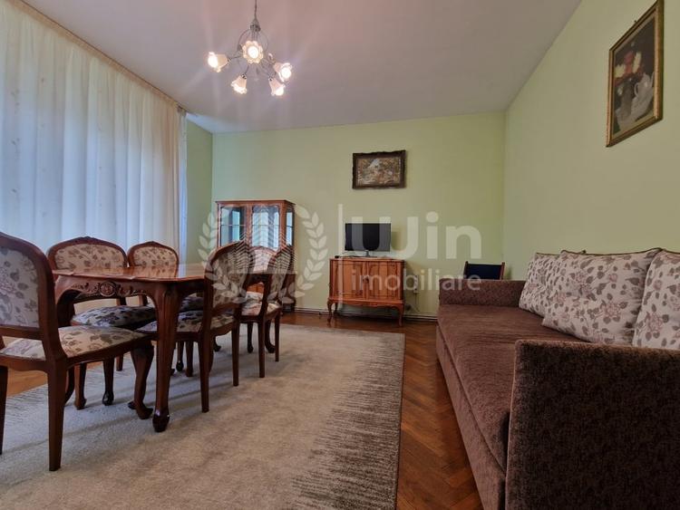Apartament cu 3 camere decomandat, mobilat în Central